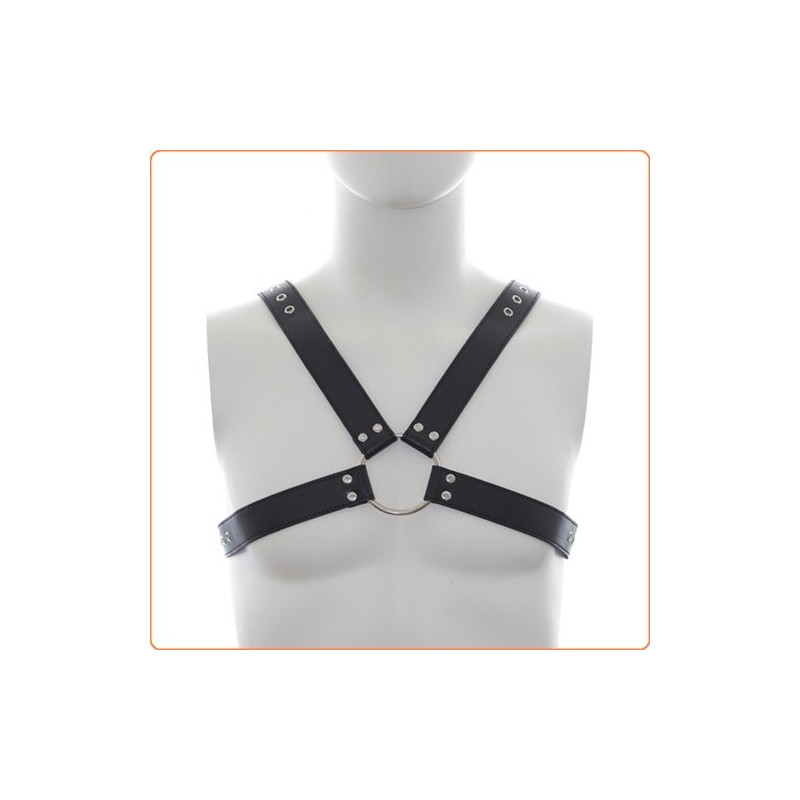 Deluxe Leather Chest Harness